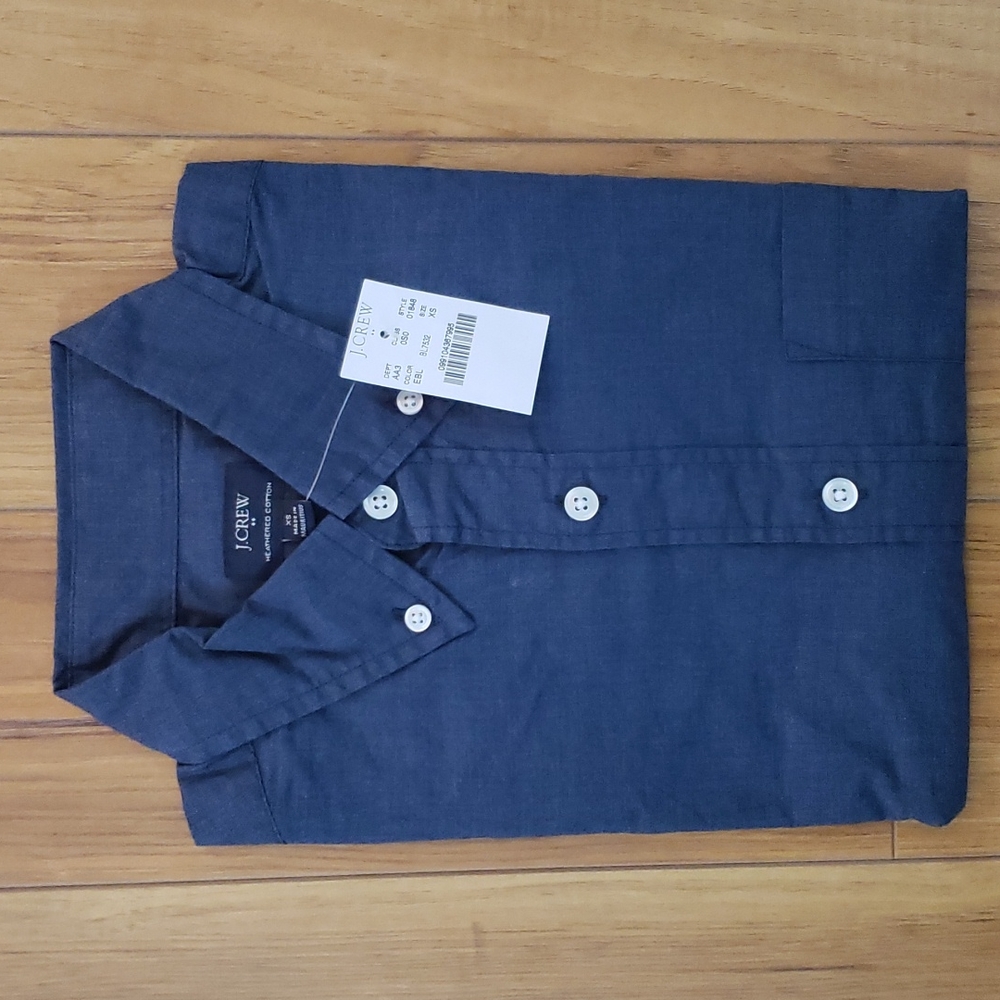 J. Crew Heathered Cotton Button Down Shirt